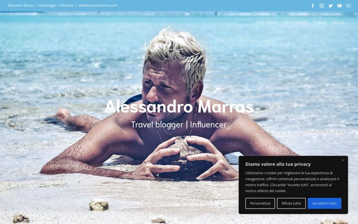Screenshot of alessandromarras.com