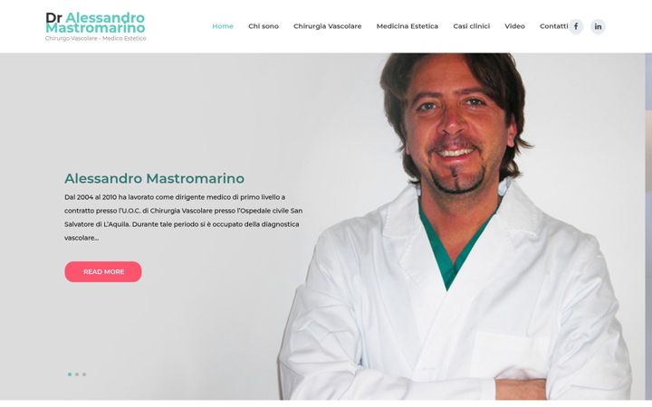 Skjermbilde av alessandromastromarino.com