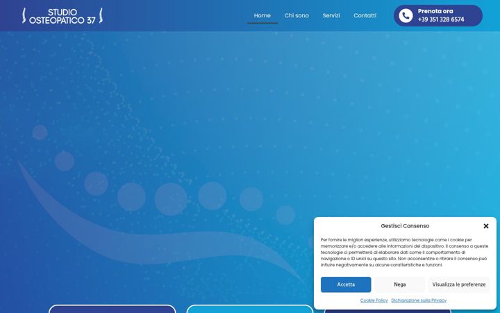 Screenshot of alessandromerliosteopata.it