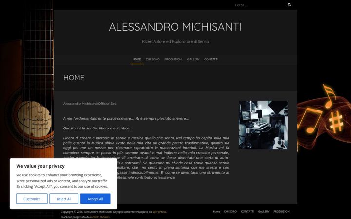 Capture d'écran de alessandromichisanti.it