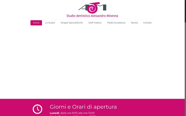 Screenshot of alessandrominenna.it