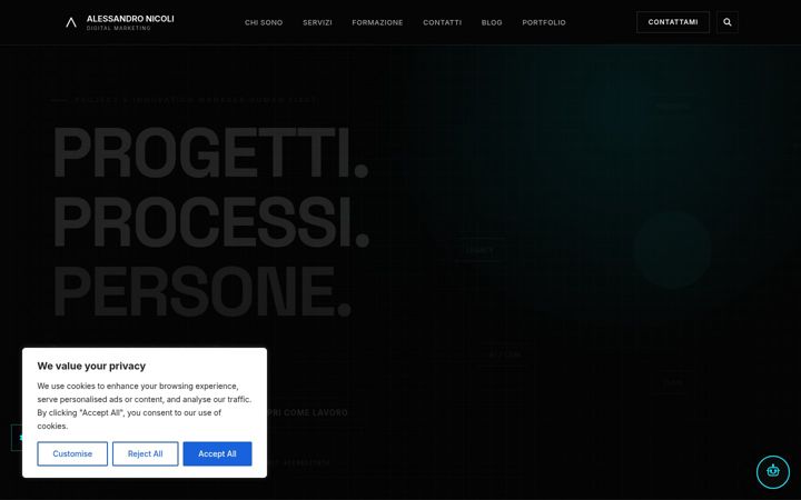 Screenshot of alessandronicoli.com