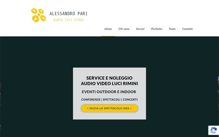 Ekrano kopija alessandropari.it