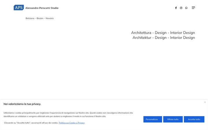 Skærmbillede af alessandroperucattistudio.com