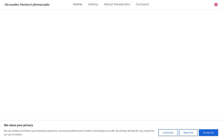Screenshot of alessandrophotography.altervista.org