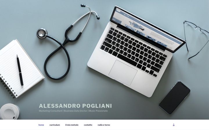 Screenshot of alessandropogliani.com