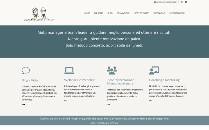 Screenshot of alessandropolce.it