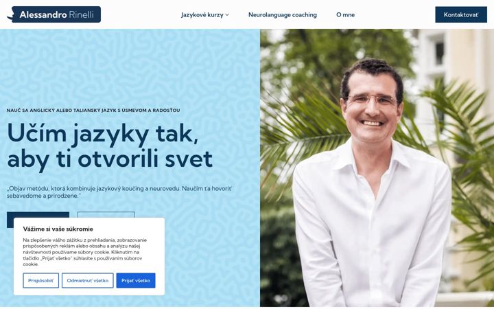 Screenshot of alessandrorinelli.sk