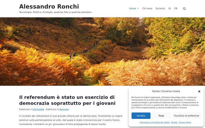 Screenshot of alessandroronchi.net