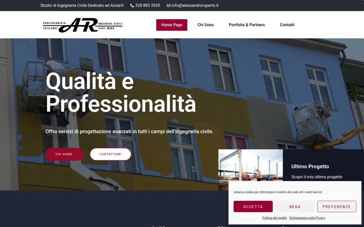 Screenshot of alessandroruperto.it
