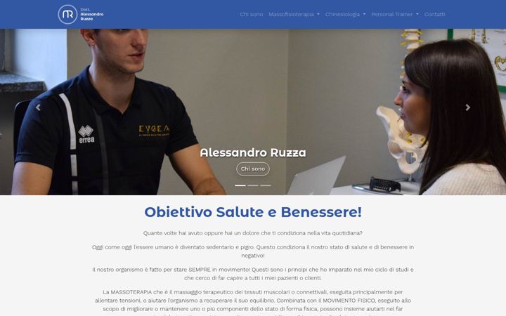 Screenshot of alessandroruzza.it