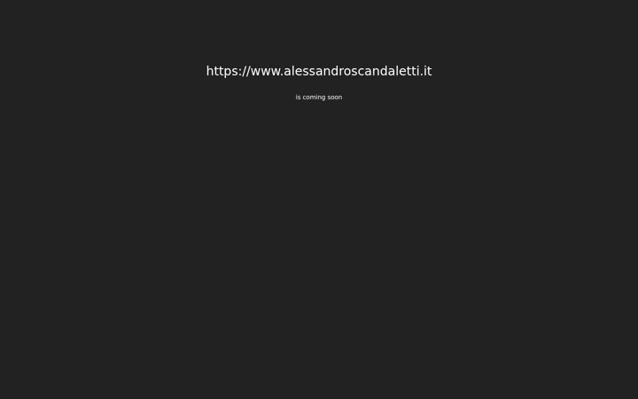 Screenshot of alessandroscandaletti.it