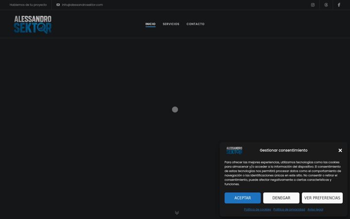 Screenshot of alessandrosektor.com