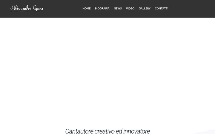 Screenshot of alessandrospina.net