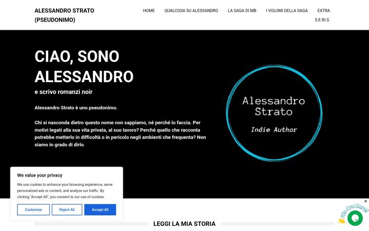 Ekraanipilt saidist alessandrostrato.com