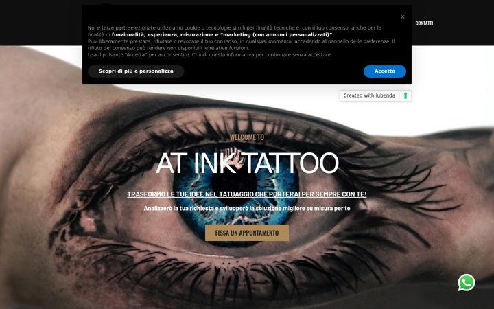 Screenshot of alessandrotenti.com