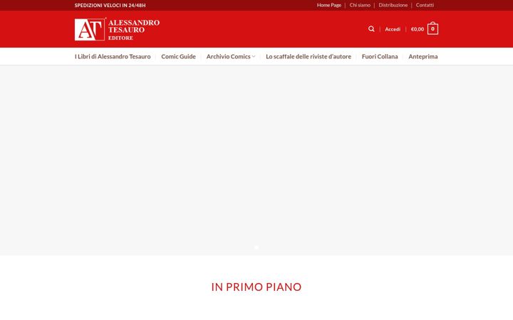 Screenshot di alessandrotesauroeditore.com