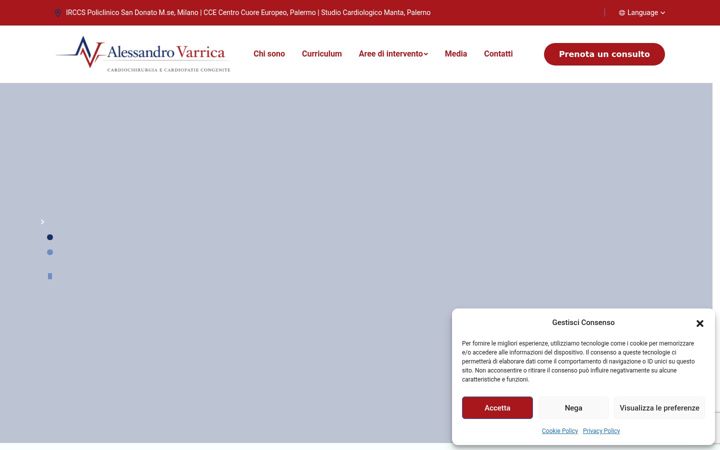 Screenshot ta' alessandrovarrica.it