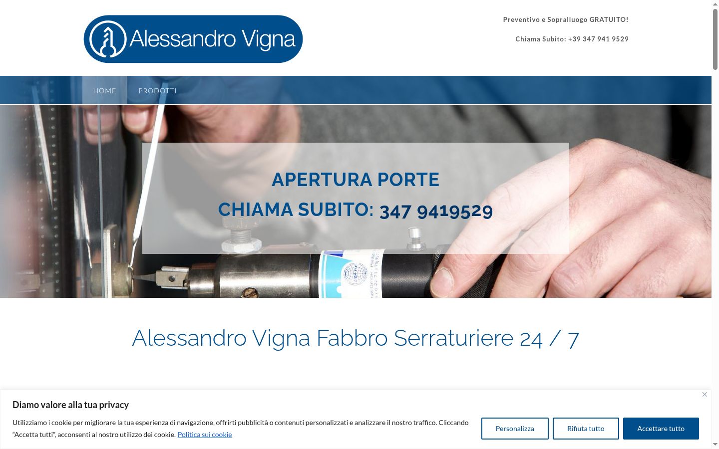 Captura de ecrã do banner de consentimento apresentado antes de qualquer interação