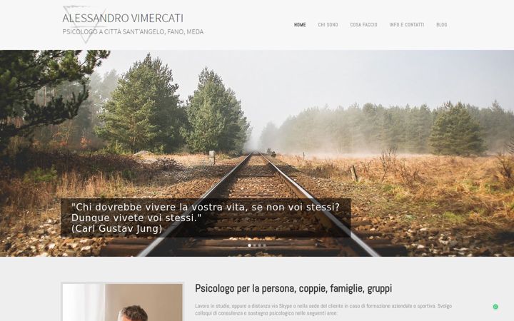 Skjermbilde av alessandrovimercati.it