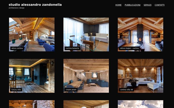 Screenshot of alessandrozandonella.it