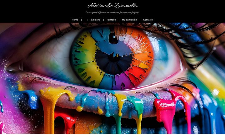 Screenshot of alessandrozaramella.ch
