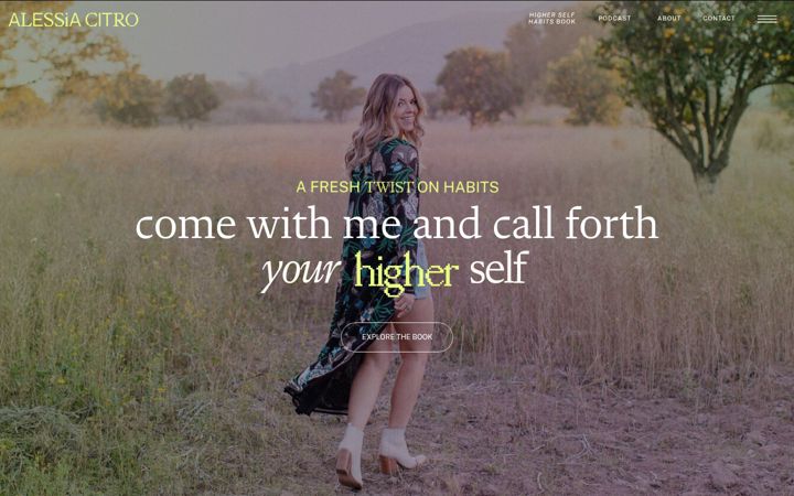 Screenshot of alessiacitro.com