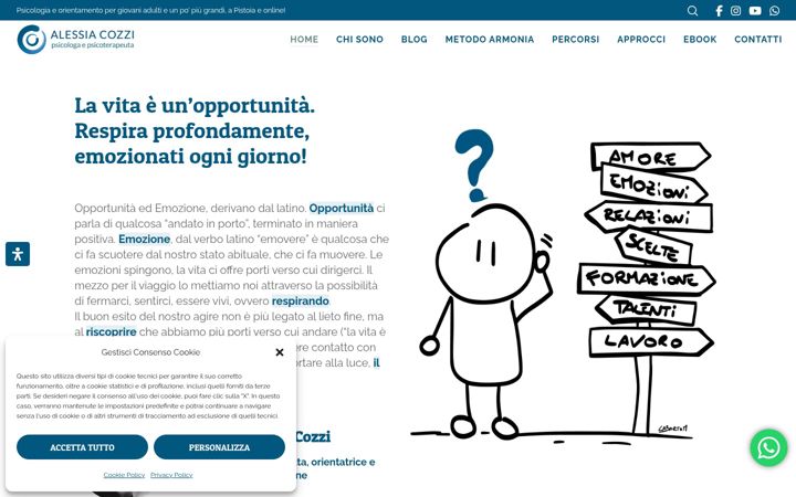Screenshot of alessiacozzi.it