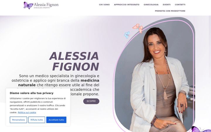 Screenshot of alessiafignon.it