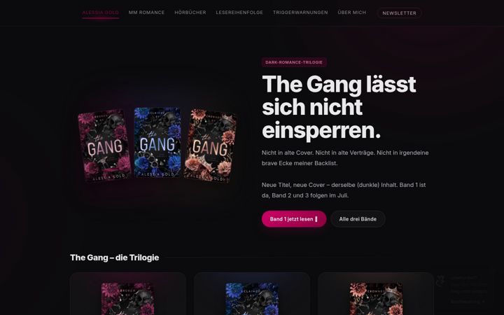 Screenshot of alessiagold.com