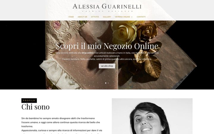 Screenshot του alessiaguarinelli.com