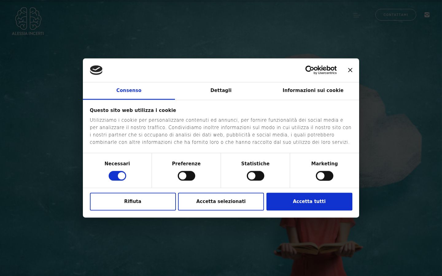 Screenshot του banner συγκατάθεσης που εμφανίστηκε πριν από οποιαδήποτε αλληλεπίδραση