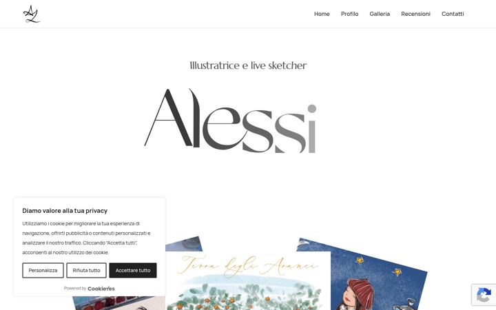 Screenshot of alessialombardi.art