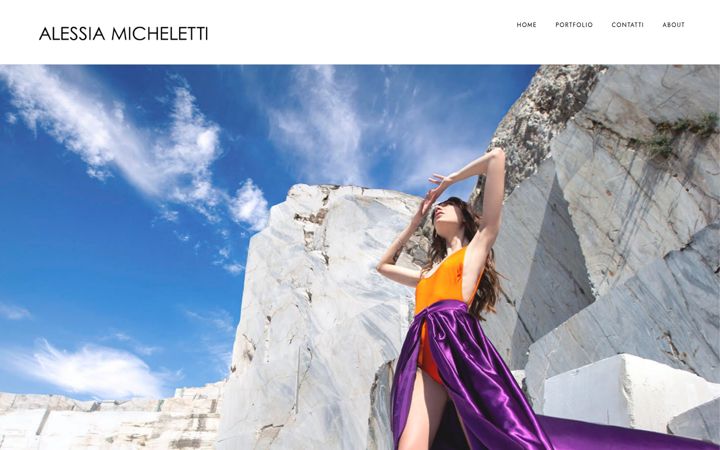 Screenshot of alessiamicheletti.com