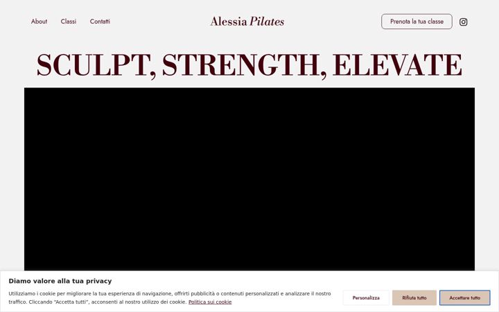 Screenshot of alessiapilates.com