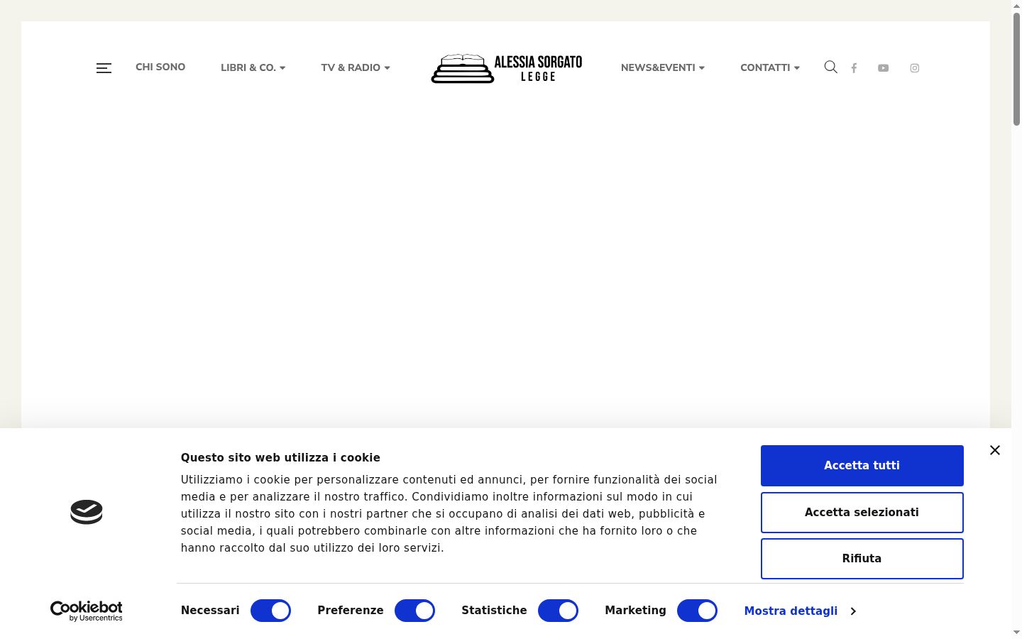 Capture d'écran de la bannière de consentement affichée avant toute interaction