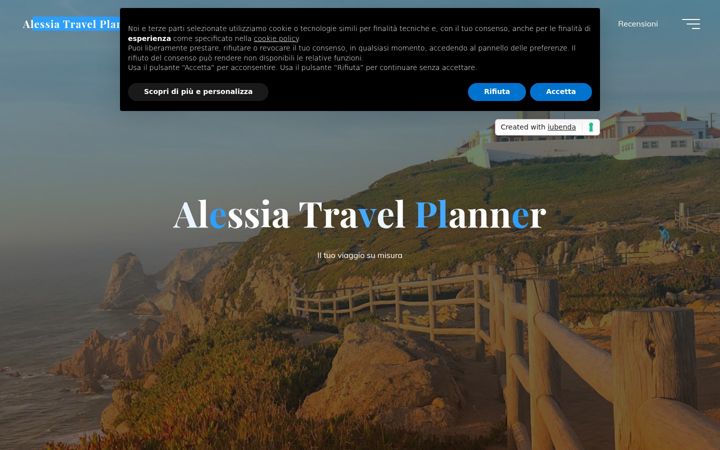 Capture d'écran de alessiatravelplanner.com