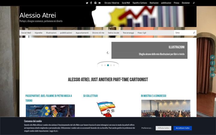 Ekraanipilt saidist alessioatrei.it