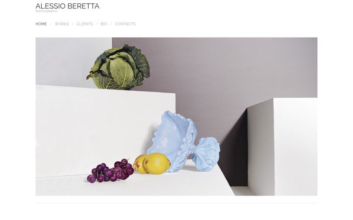 Screenshot of alessioberetta.com