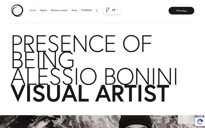 Screenshot of alessiobonini.com