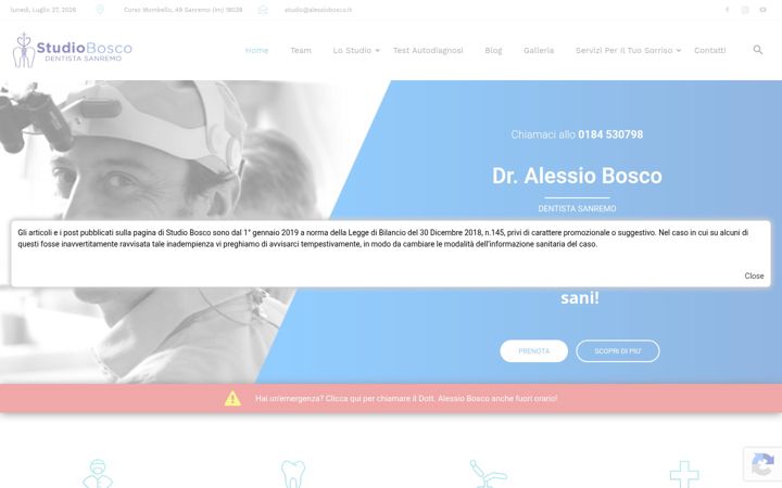 Screenshot of alessiobosco.it