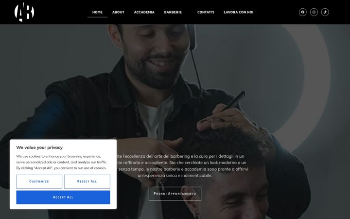 Screenshot of alessiobuccheri.com