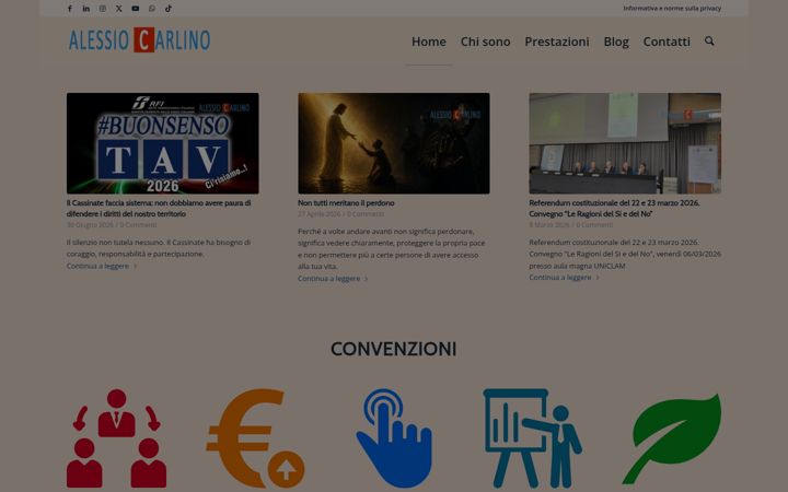 Screenshot of alessiocarlino.it