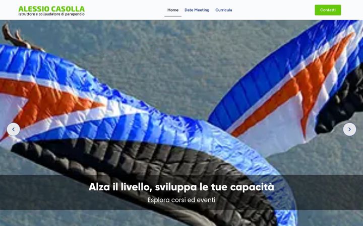 Screenshot stránky alessiocasolla.com