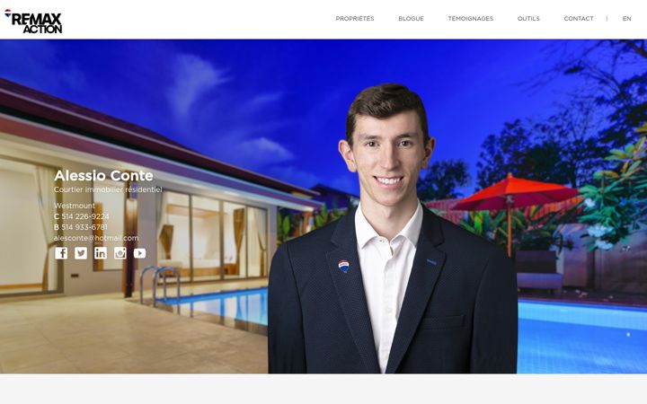 Screenshot of alessioconte.com