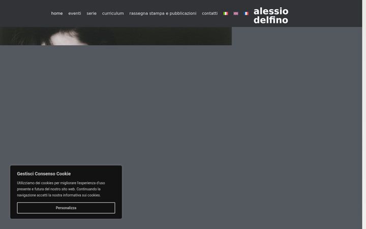 Screenshot stránky alessiodelfino.com
