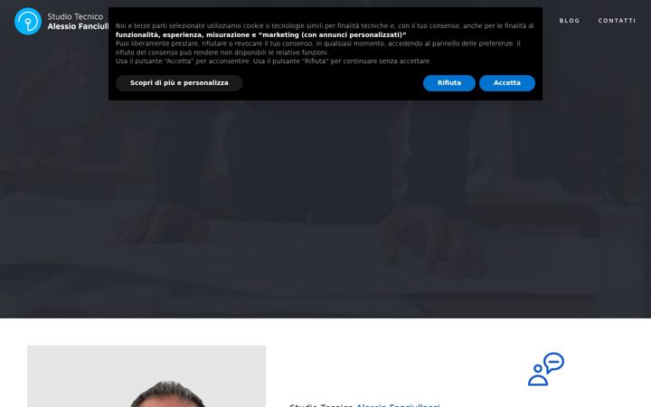 Screenshot of alessiofanciullacci.it