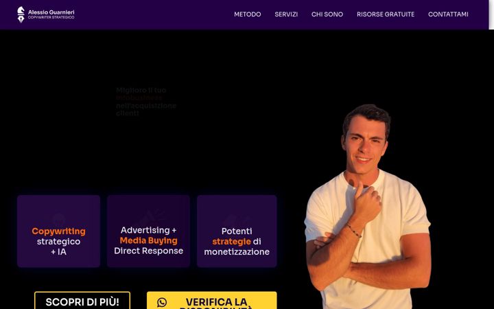 Screenshot of alessioguarnieri.com