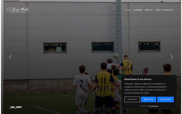 Screenshot of alessiomocchetti.it