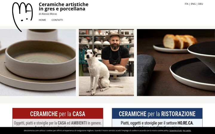 Skjermbilde av alessiomoras.com